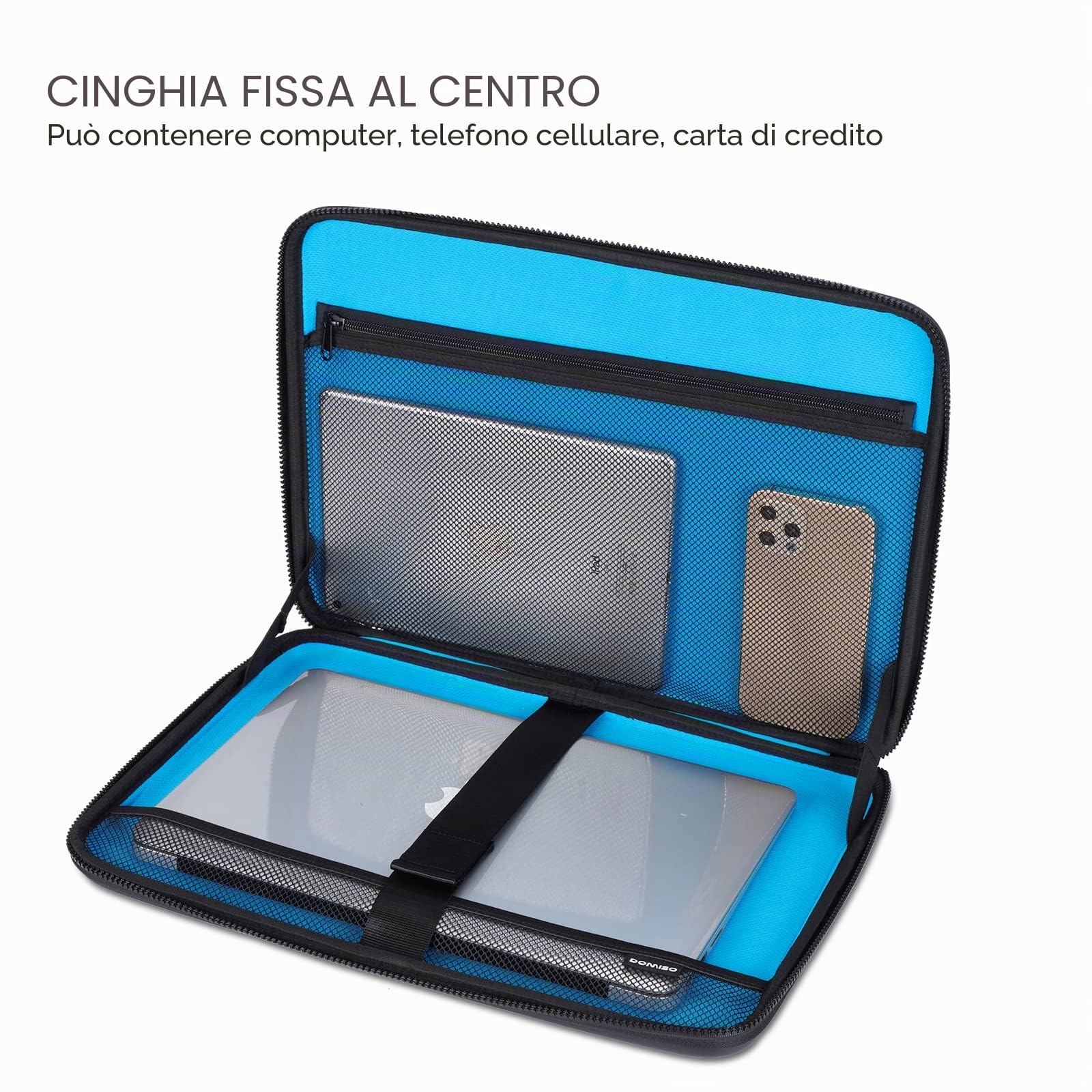 Domiso EVA Laptop Bag 13,3 pollici custodia laptop con manico antiurto