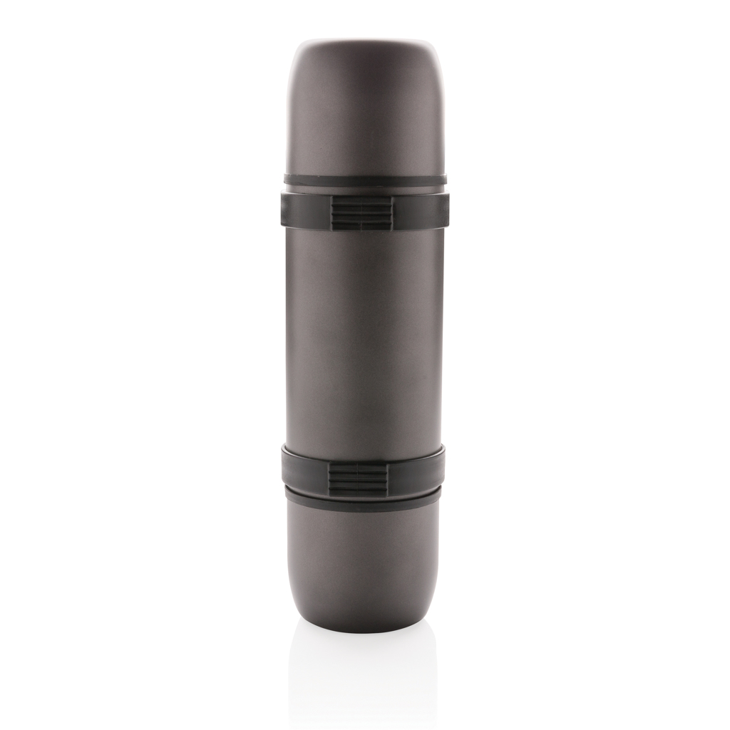 Swiss Peak Articoli per bevande Termos con 2 tazze termos 700 ml grigio