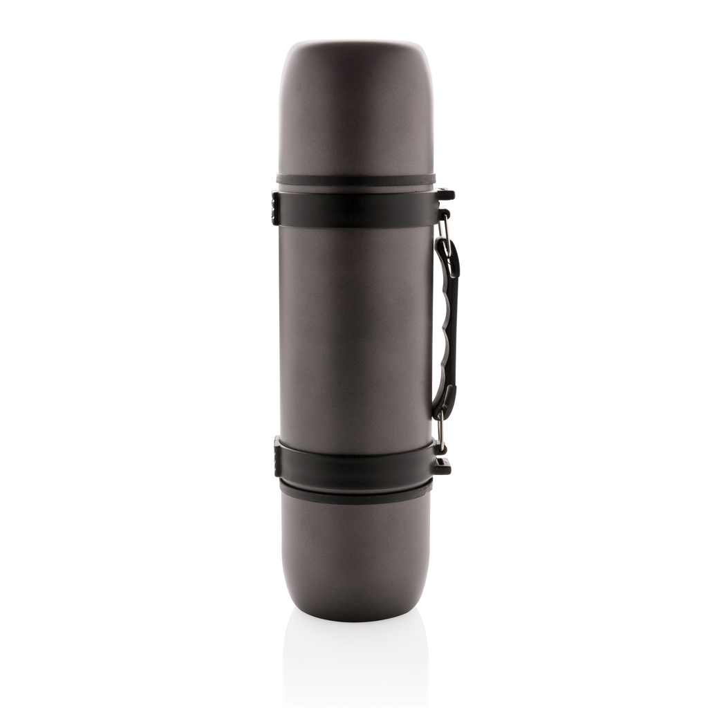 Swiss Peak Articoli per bevande Termos con 2 tazze termos 700 ml grigio
