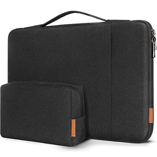 Domiso Laptop Sleeve 17,3 Pollici custodia laptop nera impermeabile