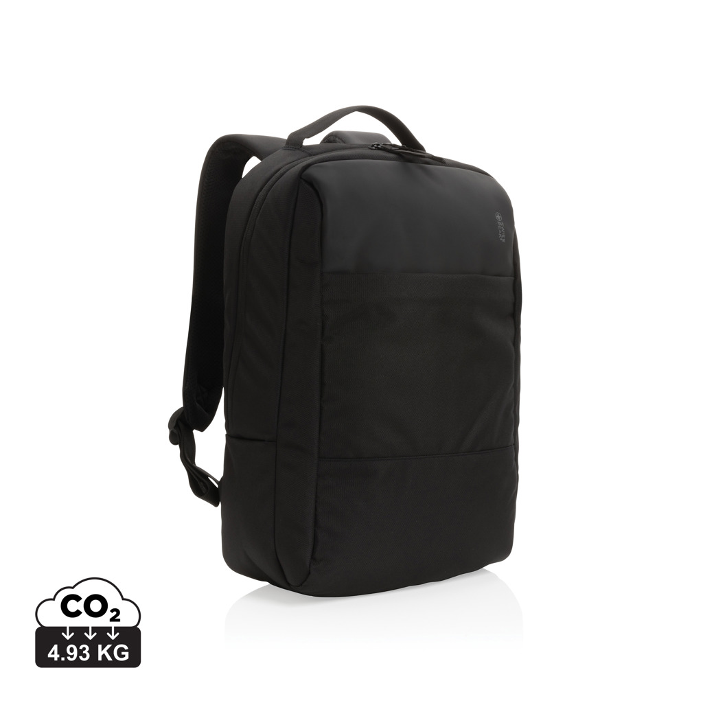 Swiss Peak Zaini zaino porta PC 15,6″ rPET AWARE™ nero riciclato