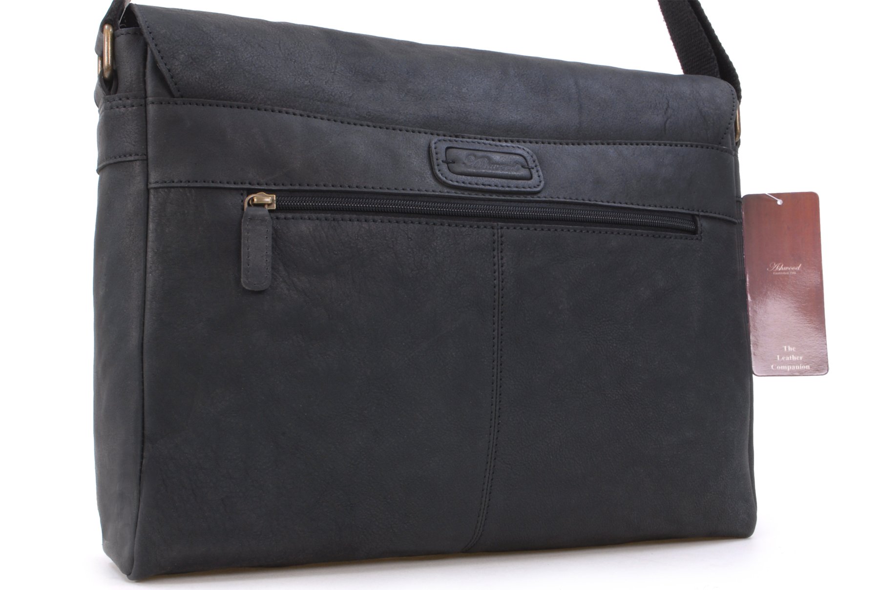 Ashwood Man Bags & Briefcases Pedro borsa messenger in pelle capiente