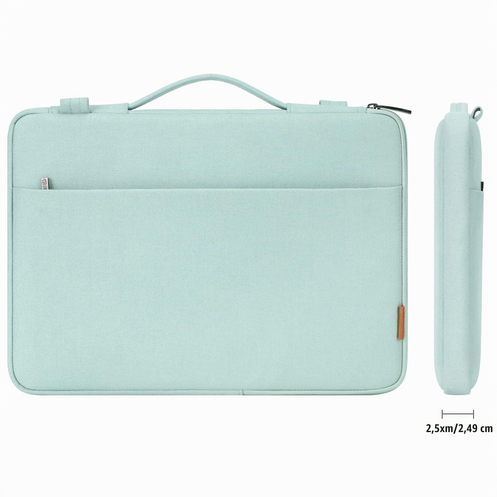 Domiso Laptop Sleeve 15,6 Pollici custodia laptop verde menta impermeabile