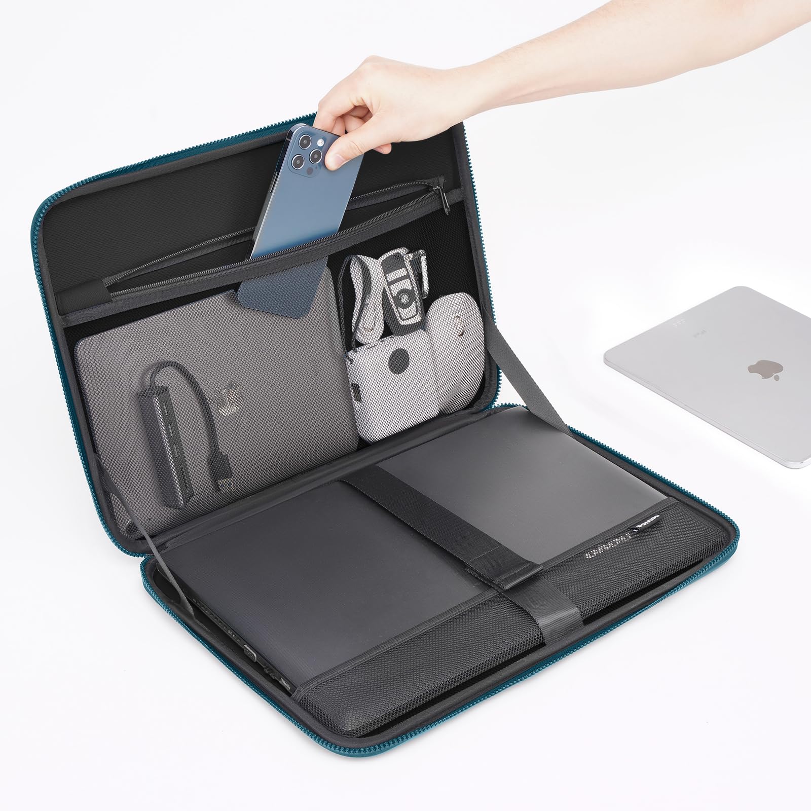 Domiso EVA Laptop Bag 13,3 pollici custodia per laptop turchese antiurto