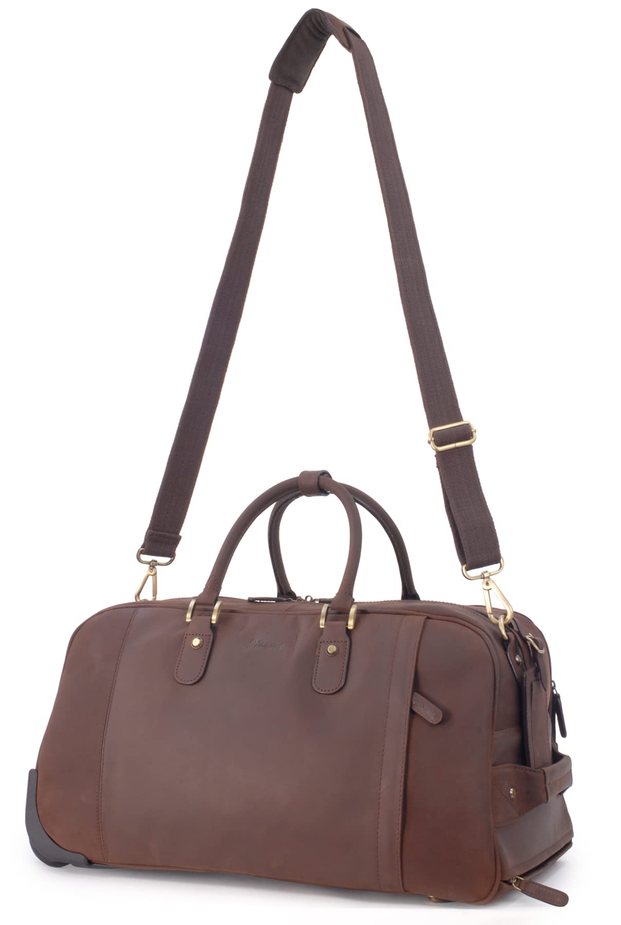 Ashwood Holdalls Albert borsone da viaggio trolley in pelle