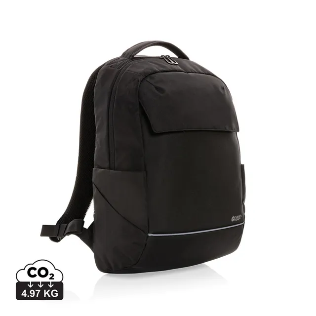 Swiss Peak Zaini Brooke zaino porta PC 15,6″ nero in poliestere riciclato