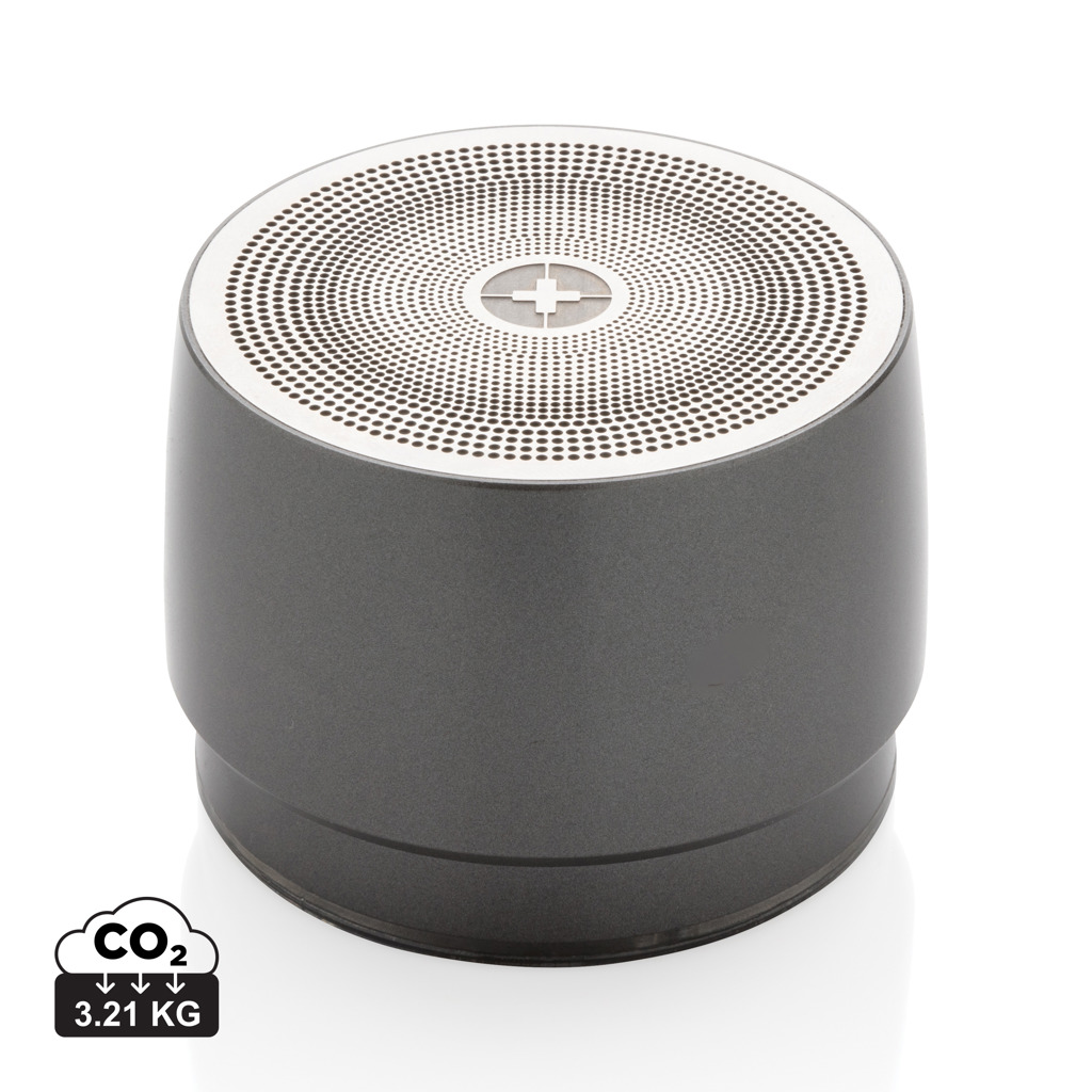 Swiss Peak Audio 5W speaker wireless grigio, 1 pezzo in acciaio