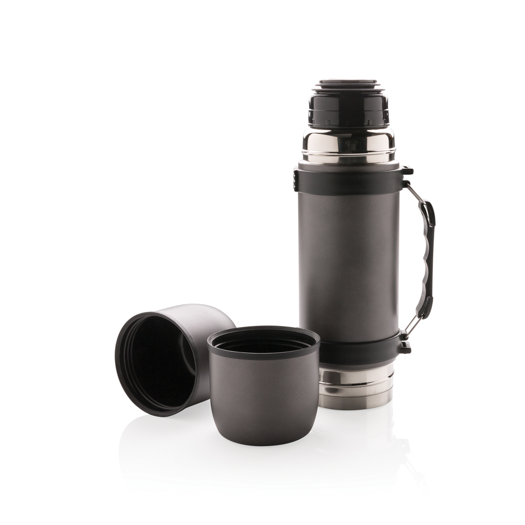 Swiss Peak Articoli per bevande Termos con 2 tazze termos 700 ml grigio