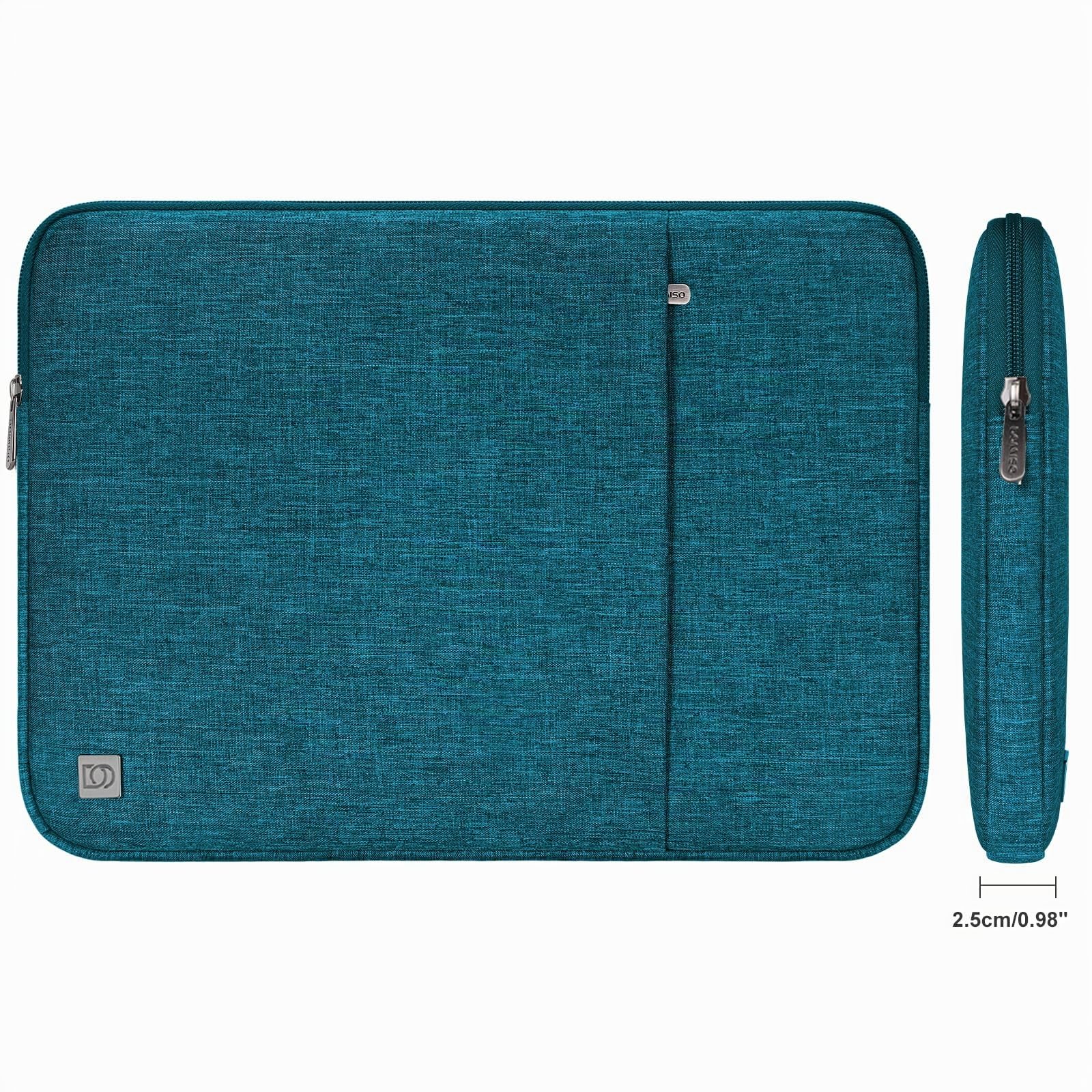 Domiso Laptop Sleeve 17,3" custodia laptop turchese impermeabile