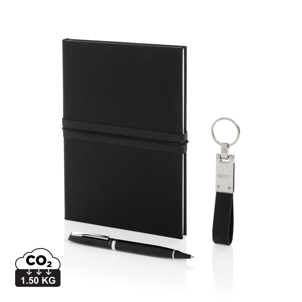 Swiss Peak Ufficio & Scrittura business set regalo nero certificato RCS