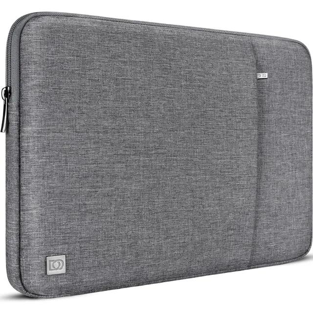 Domiso Laptop Sleeve 17,3 pollici custodia laptop grigia impermeabile