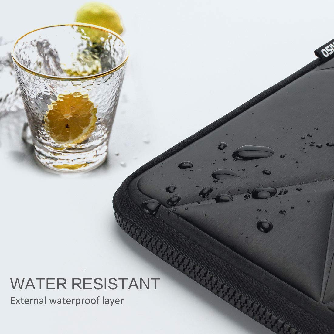 Domiso Laptop Sleeve 10,1 Pollici custodia tablet Nero antiurto