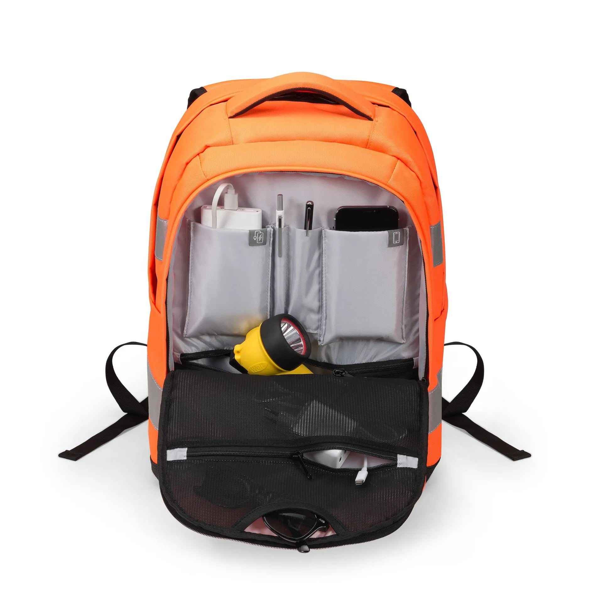 BASE XXO Backpacks HI-VIS 25 Litre zaino arancione 25 L riflettente
