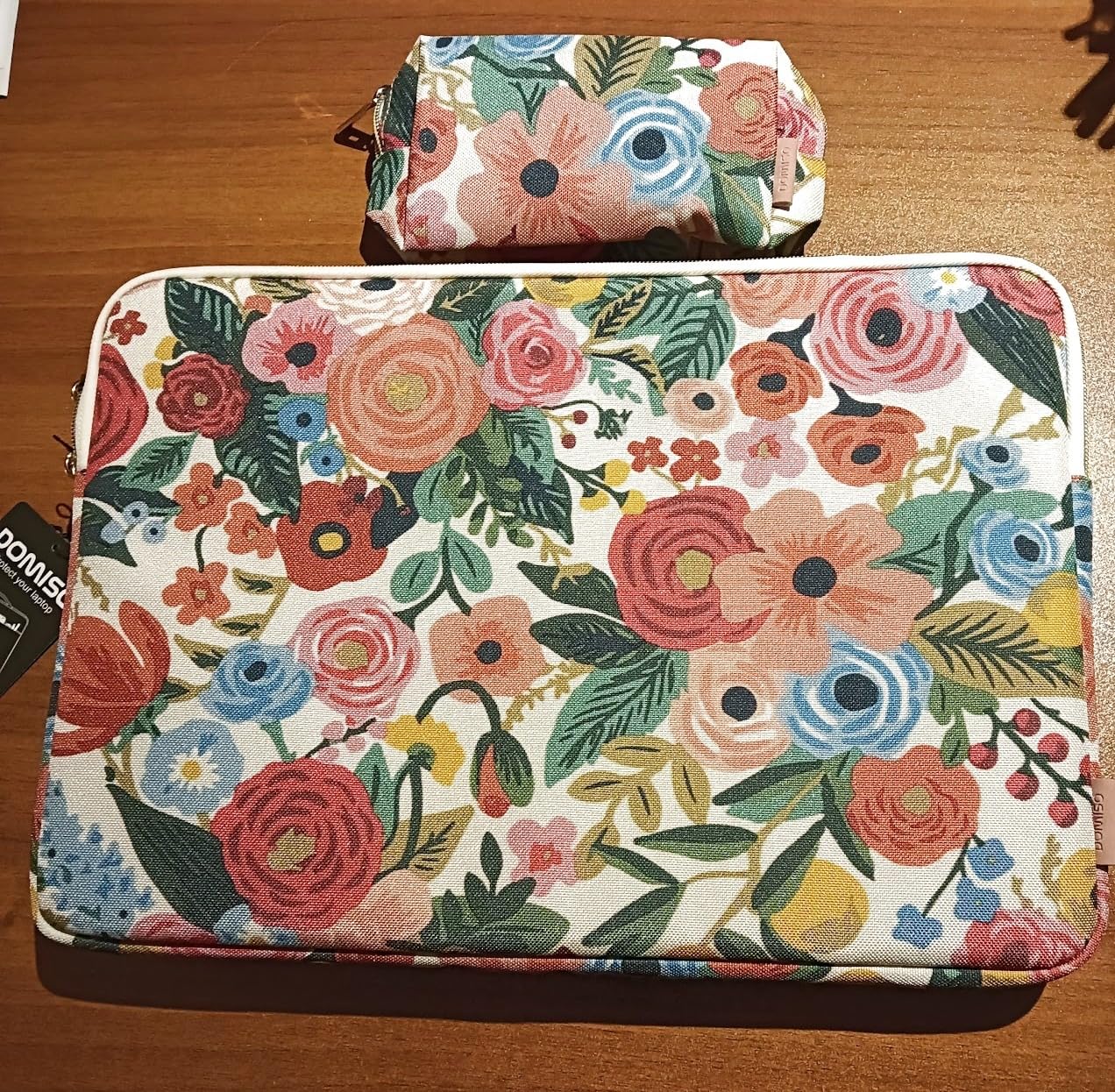 Domiso Laptop Sleeve 17,3 Pollici Custodia Impermeabile Blu
