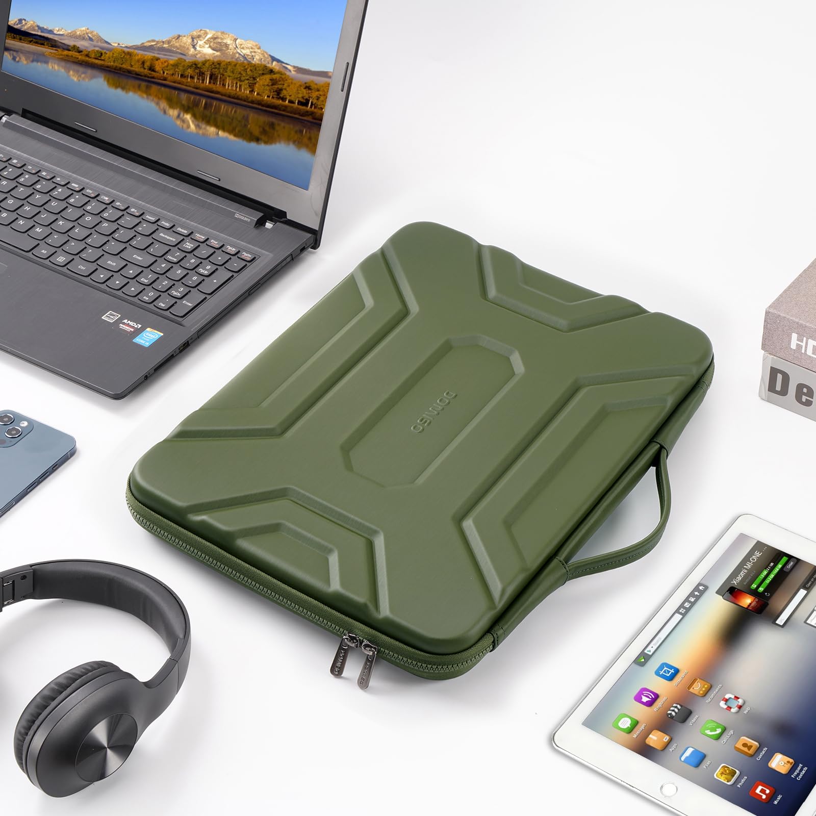 Domiso EVA Laptop Bag 17,3" custodia laptop verde antiurto