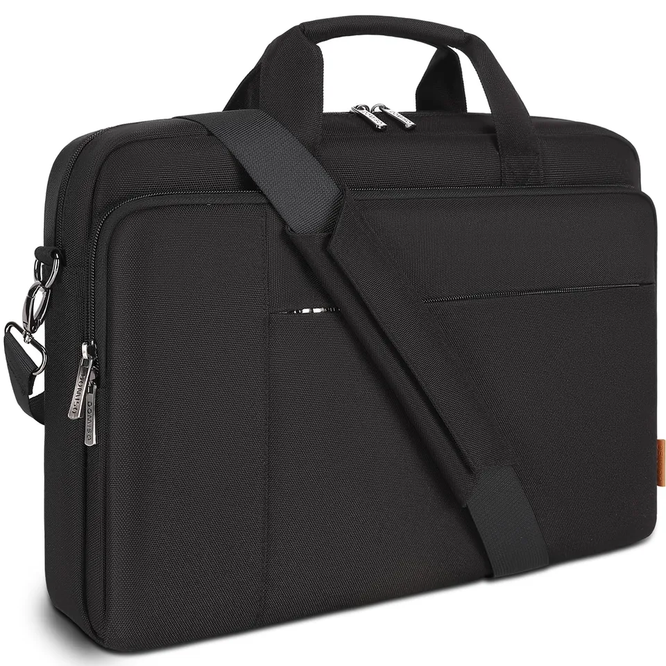 Domiso Laptop Briefcase 17,3 Pollici ventiquattrore laptop impermeabile nera