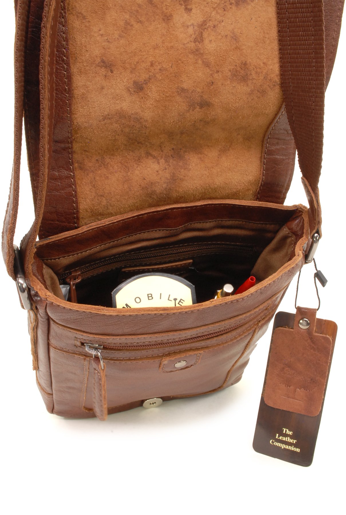 Ashwood Man Bags & Briefcases 8341 borsa a tracolla A5 in pelle