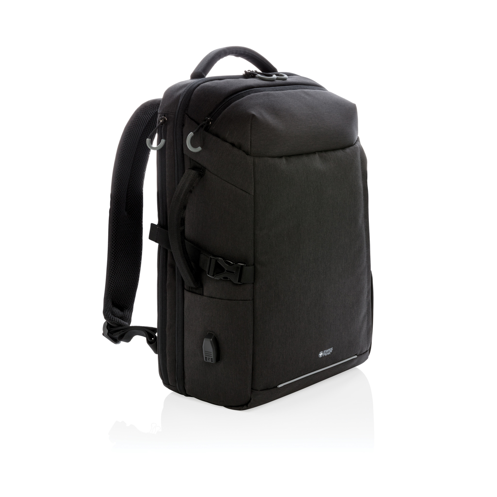 Swiss Peak Borse weekend Zaino da viaggio weekend XXL AWARE™ nero 17″