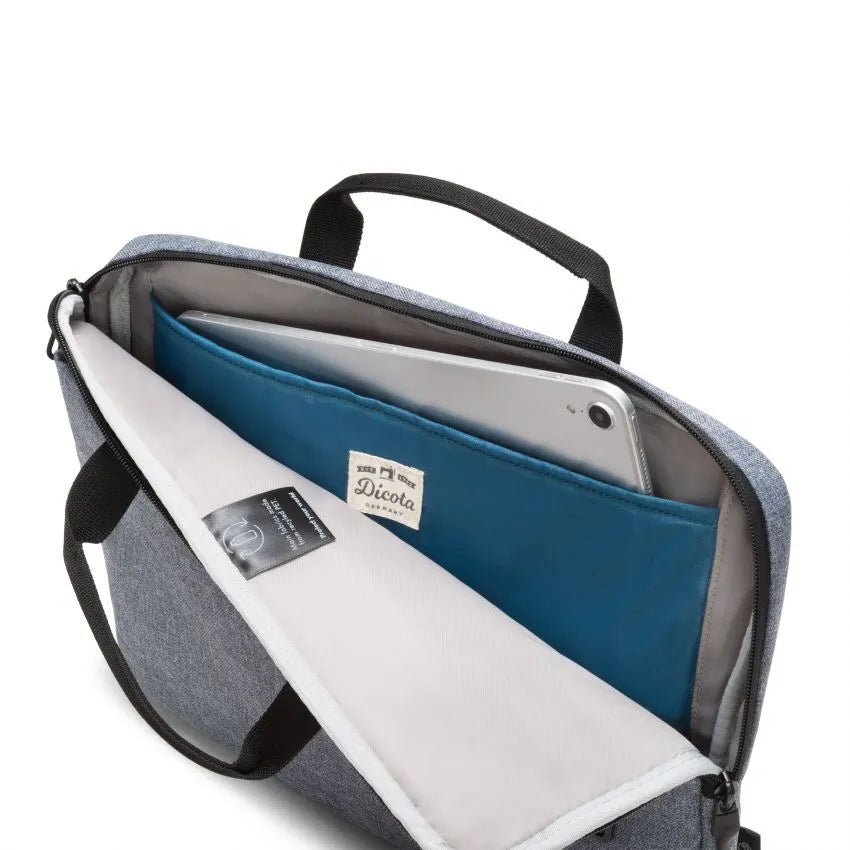 BASE XXO Laptop Bags Eco Slim Case MOTION 12-13.3 custodia laptop Blue Denim idrorepellente