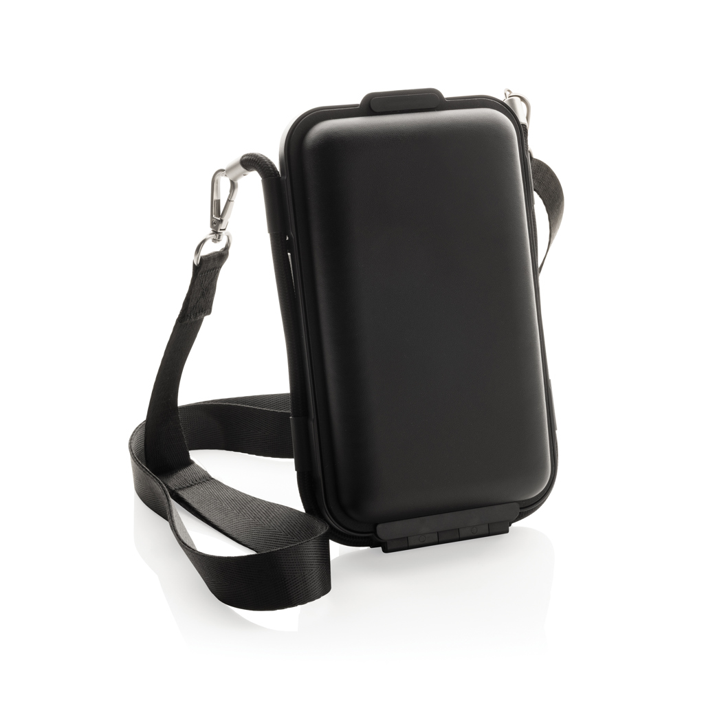 Swiss Peak Accessori da viaggio OSLO RCS custodia smartphone nera rigida