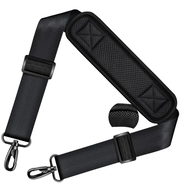 ZINZ Shoulder Pads tracolla 78 pollici nera imbottita