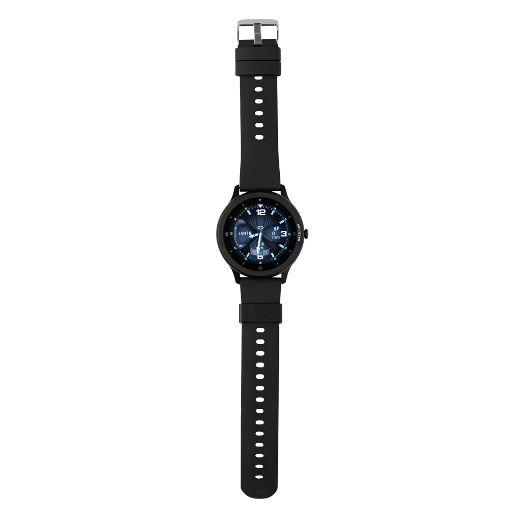 Swiss Peak Tech Smart watch in TPU riciclato smartwatch nero IPX68