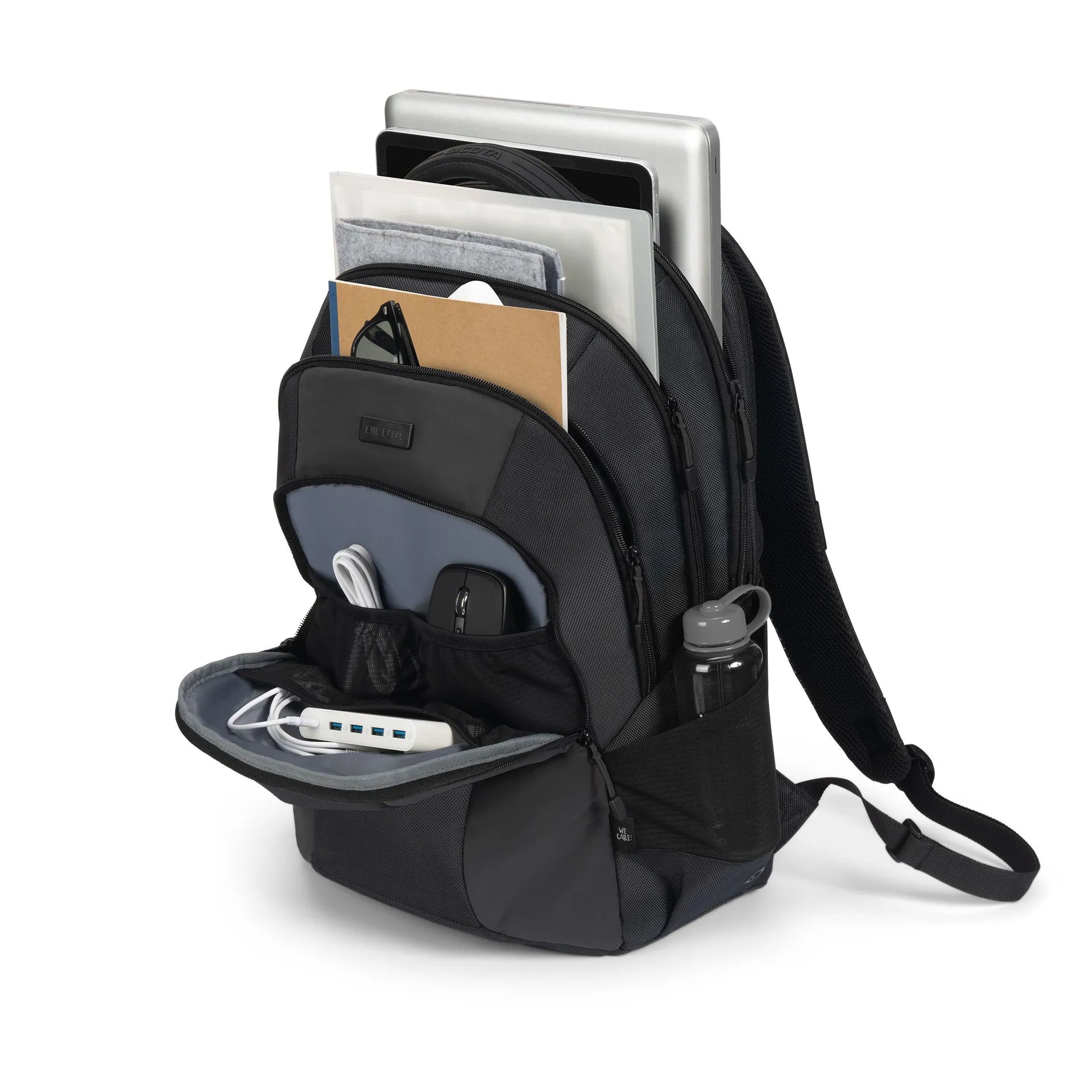 BASE XXO Backpacks SEEKER II zaino 13-16 nero in PET riciclato