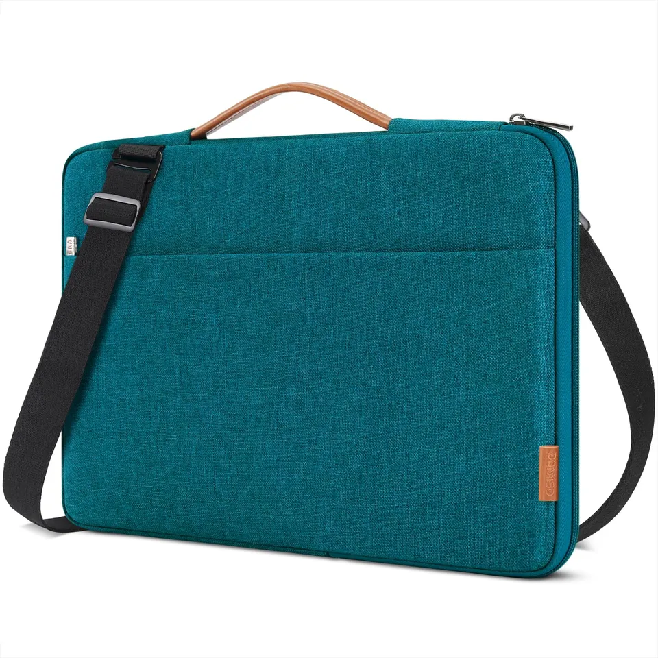 Domiso Laptop Sleeve 15,6 pollici custodia laptop turchese impermeabile