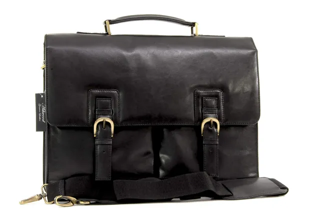 Ashwood Man Bags & Briefcases Gareth borsa laptop marrone 15,5 pollici
