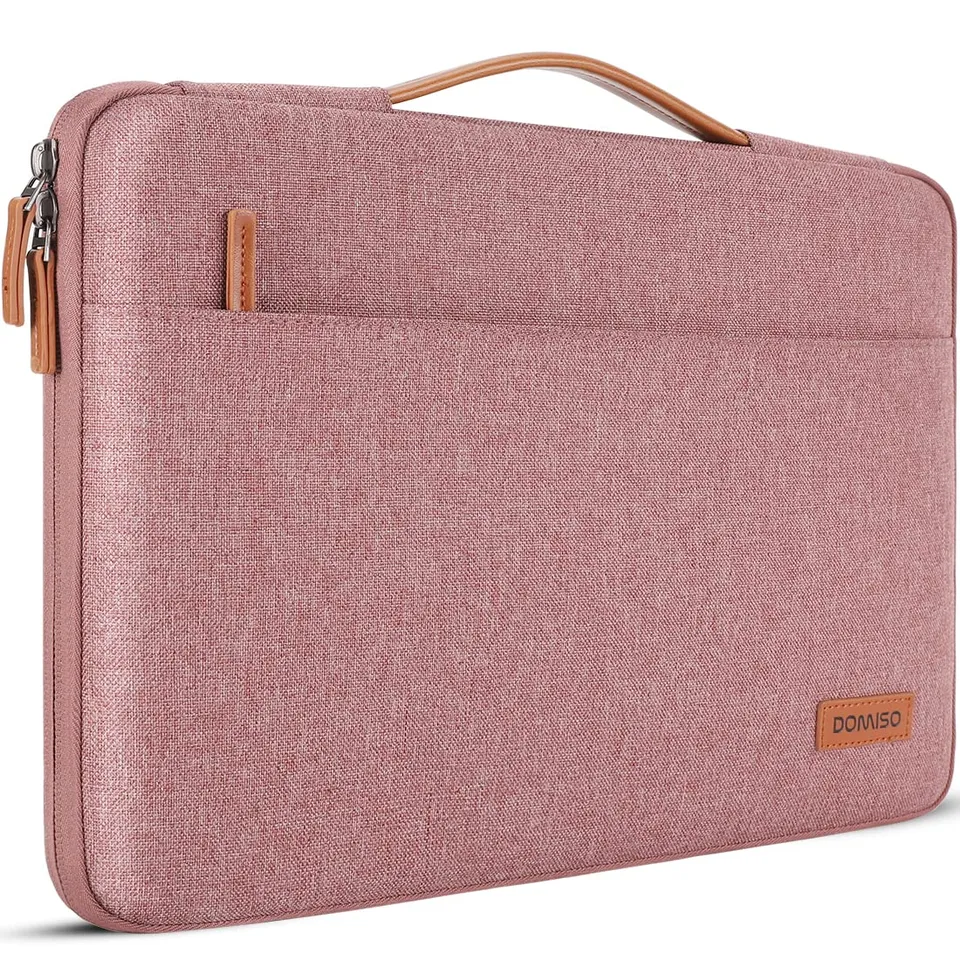 Domiso Laptop Sleeve 15.6 Pollici custodia laptop rosa impermeabile
