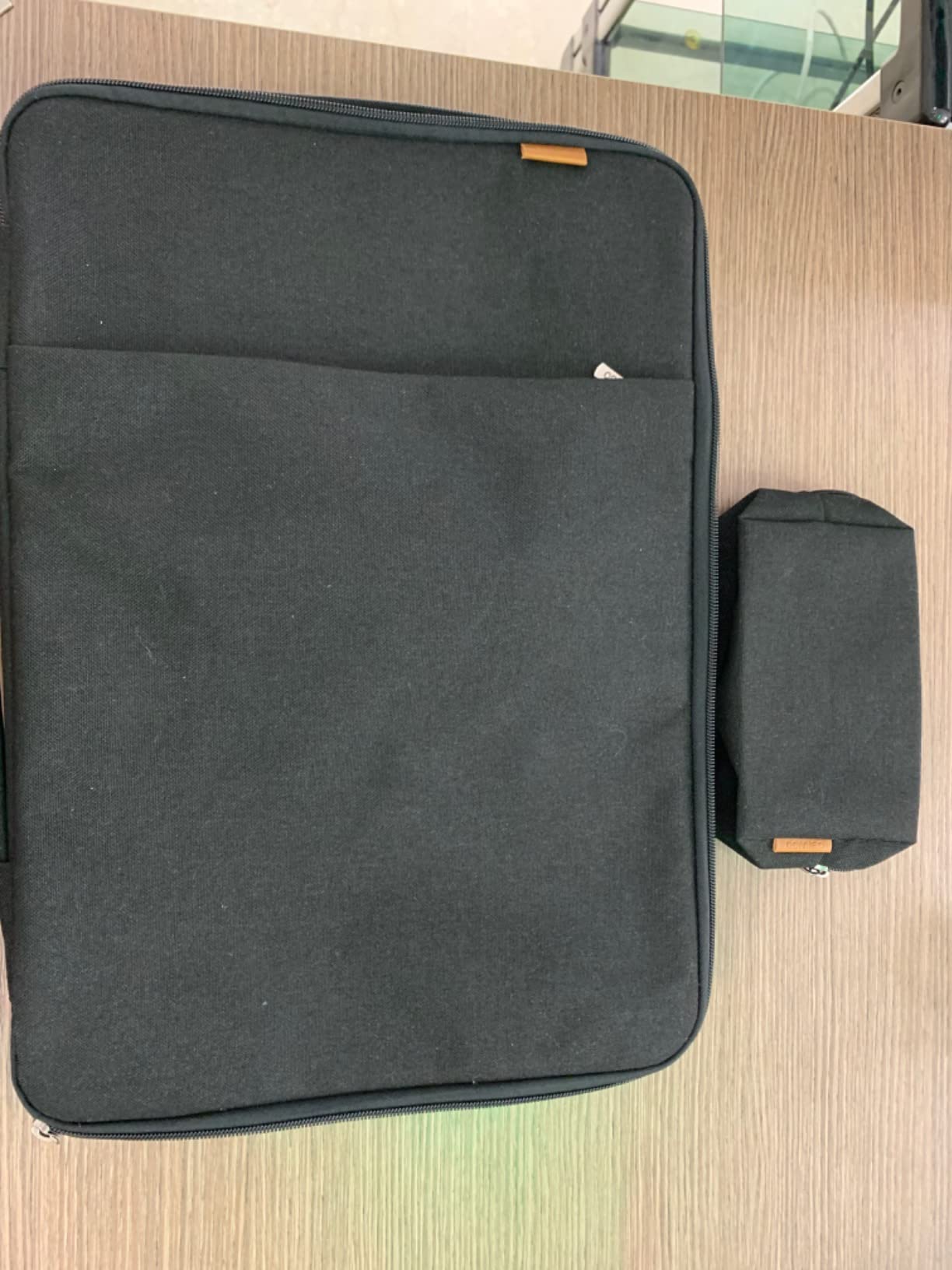 Domiso Laptop Sleeve 17,3 Pollici custodia laptop nera impermeabile