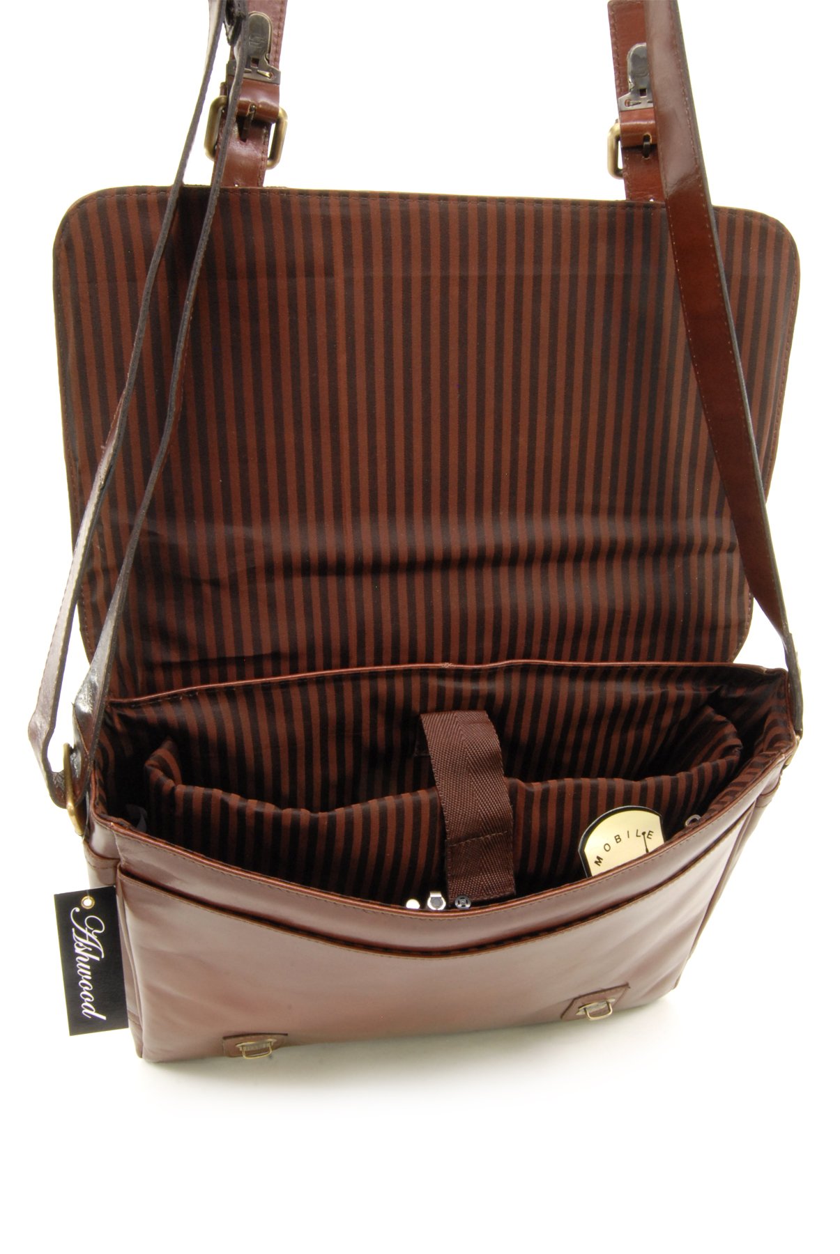 Ashwood Man Bags & Briefcases Jasper borsa messenger laptop in pelle