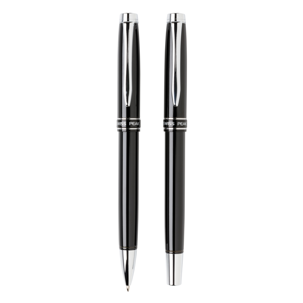 Swiss Peak Heritage set penne nero con refill da almeno 1200 m