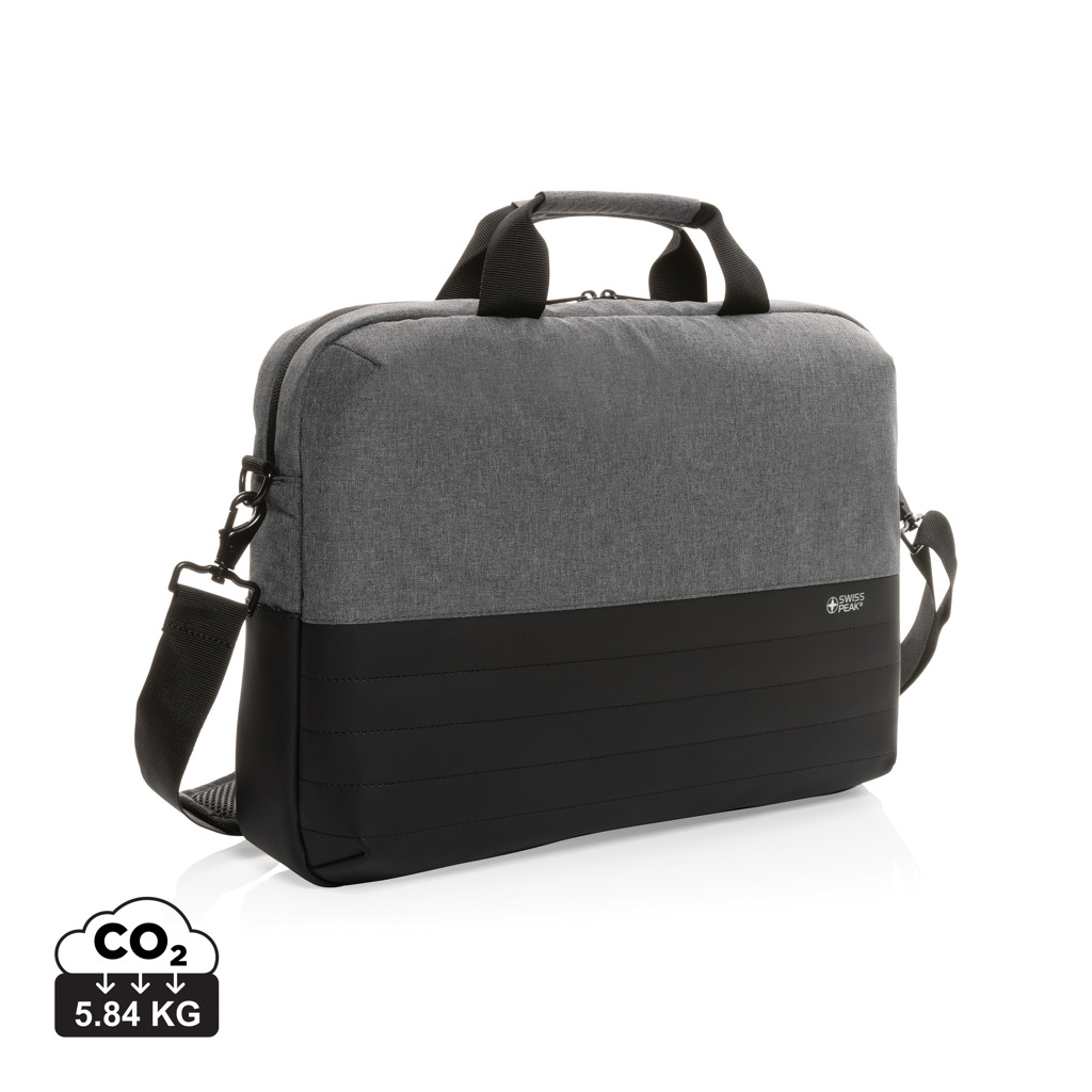 Swiss Peak Borse porta PC Borsa porta PC 15.6″ AWARE™ RFID grigia