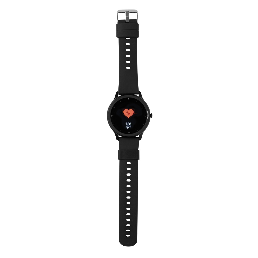 Swiss Peak Tech Smart watch in TPU riciclato smartwatch nero IPX68