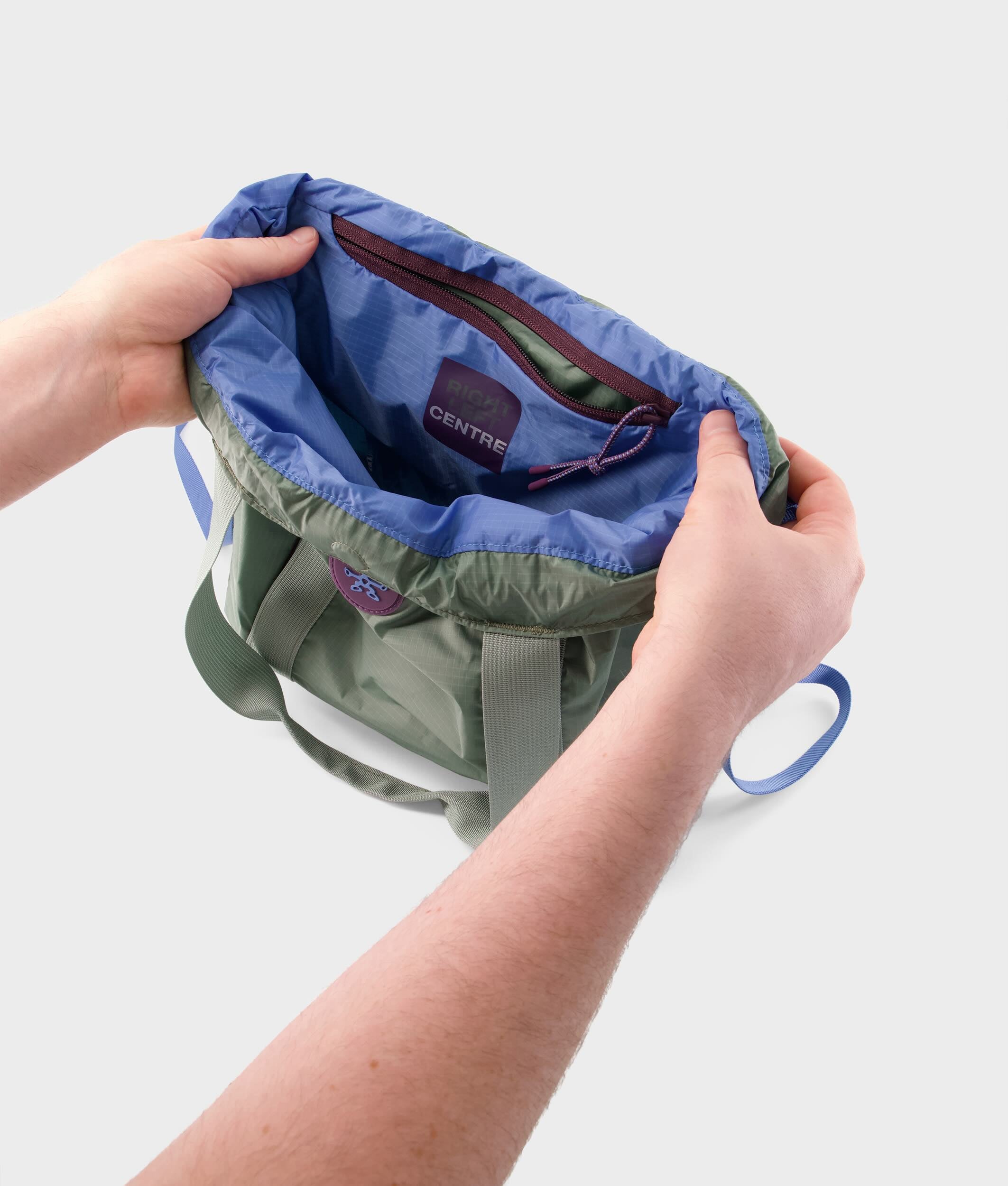 Crumpler Backpacks and Daypacks Centre zaino tote Turtle Green leggero