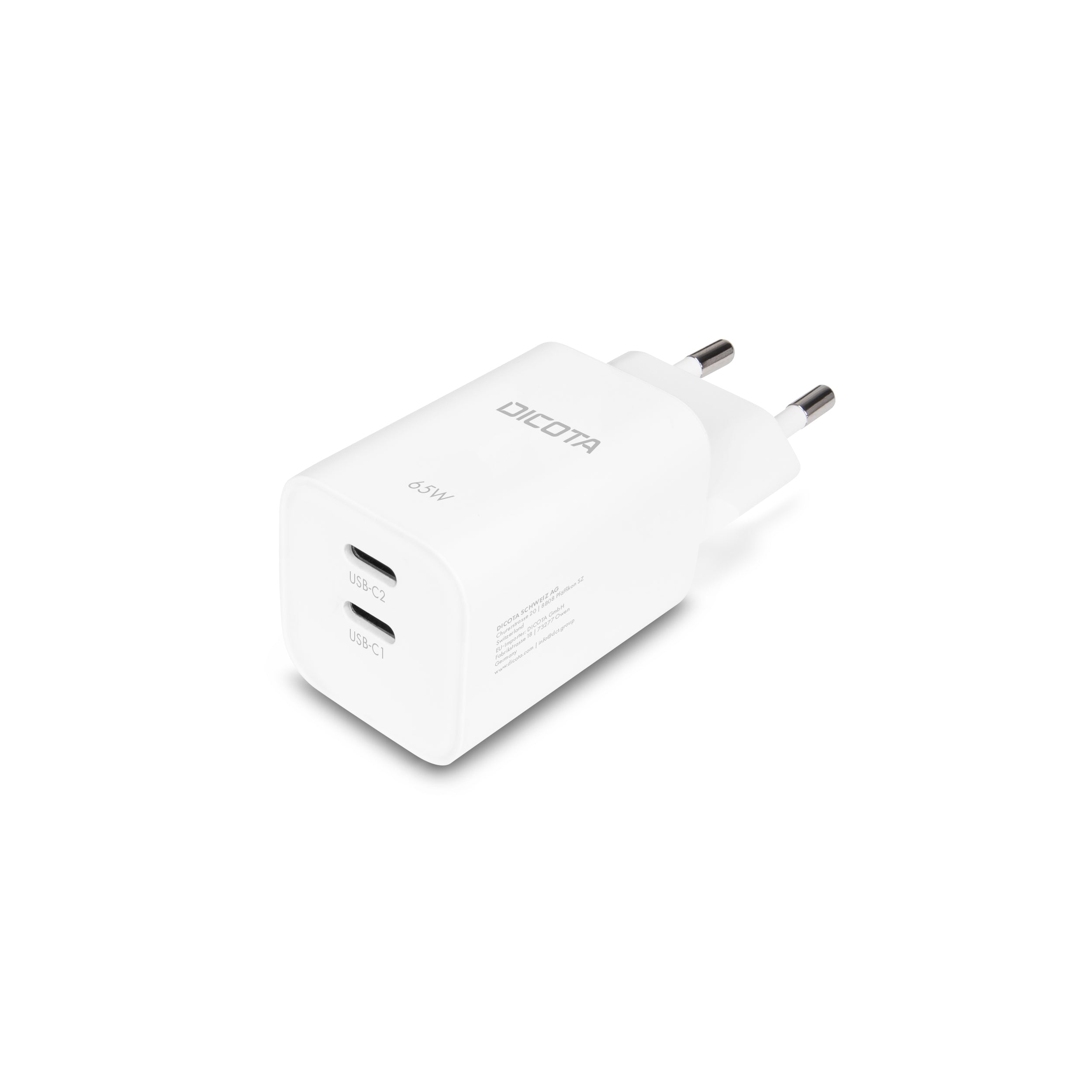 BASE XXO Power & Charging 2-port GaN Wall Charger 65W caricatore USB-C doppia porta