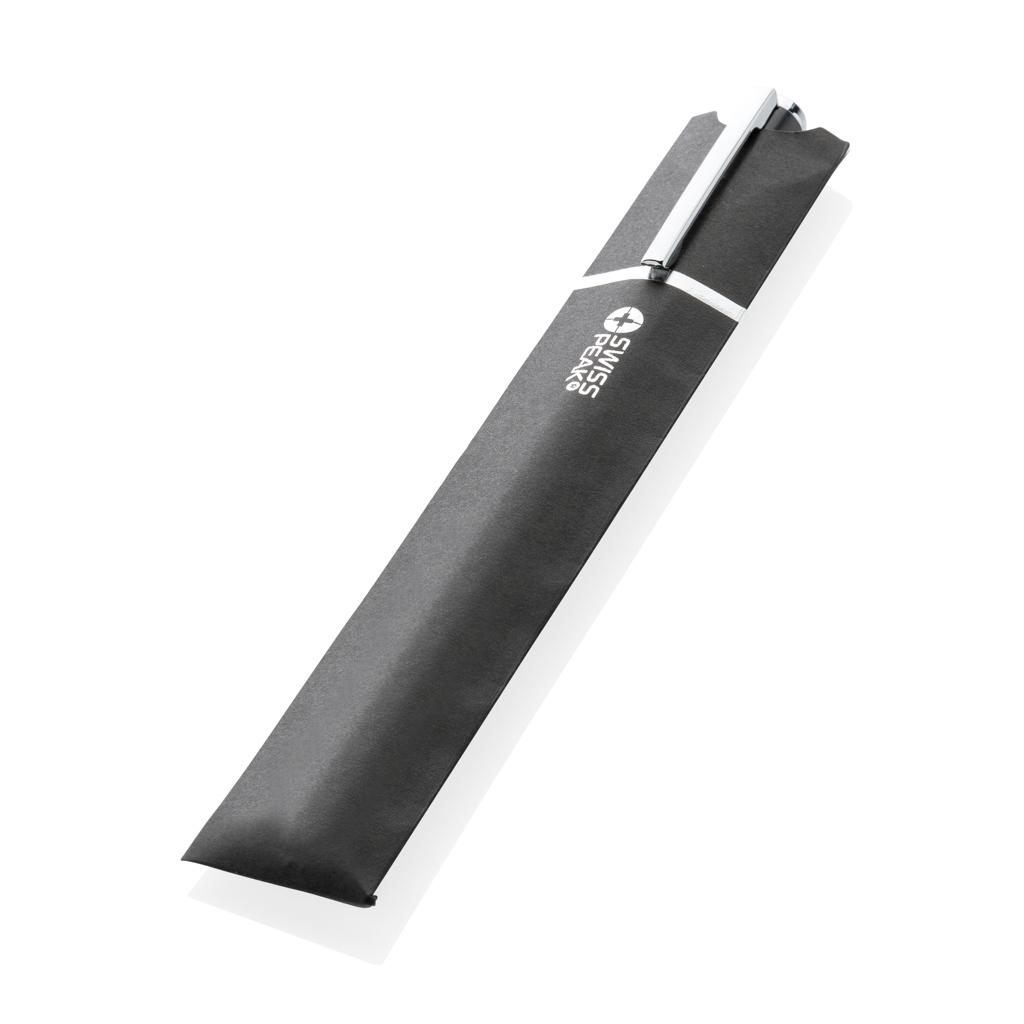 Swiss Peak Ufficio & Scrittura Penna Cedar alluminio riciclato certificato RCS nera
