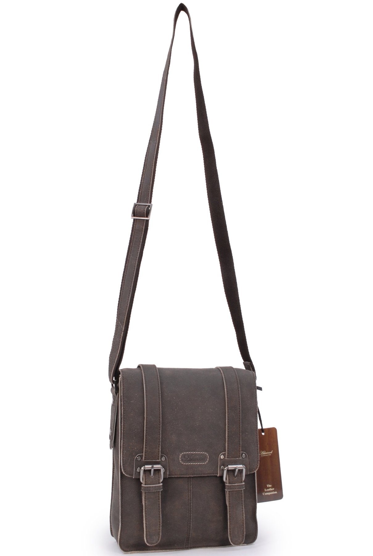 Ashwood Borse uomo e cartelle 8355-Ed borsa messenger A5 pelle vintage