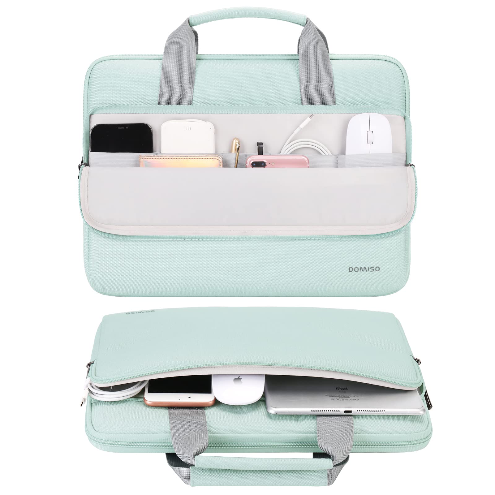 Domiso Laptop Sleeve custodia laptop 17,3" verde menta impermeabile