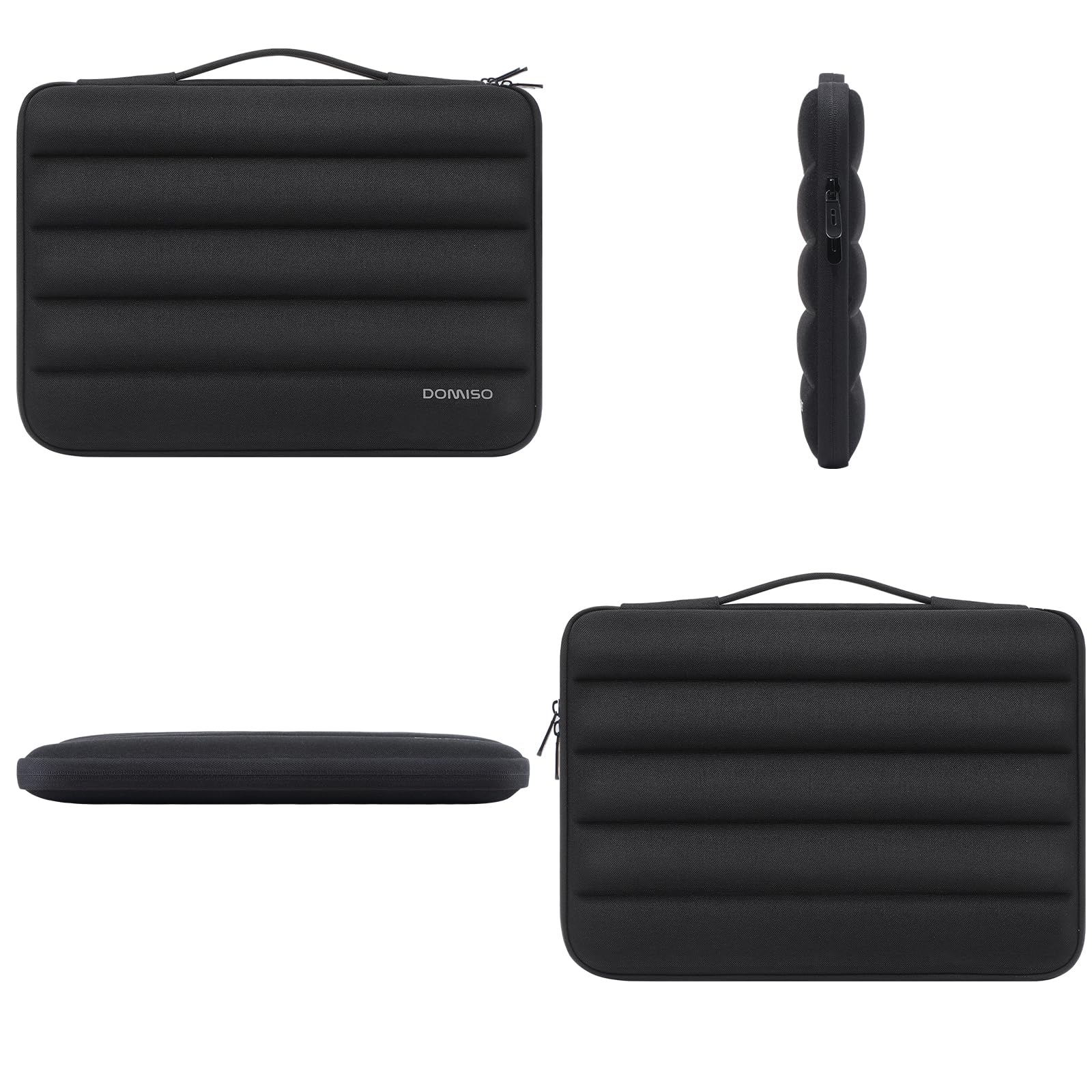 Domiso Laptop Sleeve 14 pollici custodia laptop nera impermeabile