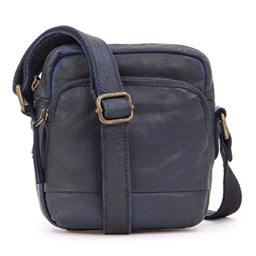 Ashwood Vera Pelle Vintage F-81 borsa a tracolla piccola in pelle