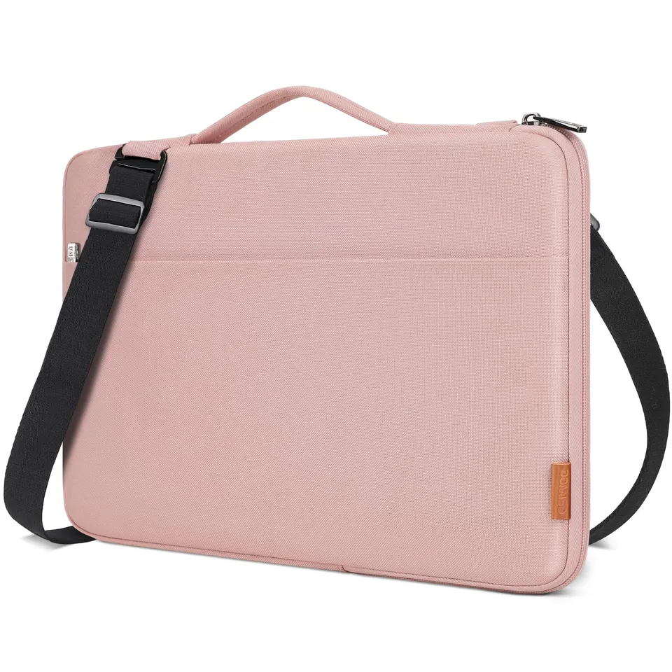Domiso Laptop Sleeve 17,3 pollici custodia laptop rosa impermeabile