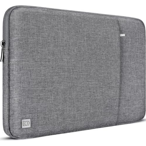 Domiso Laptop Sleeve 17,3 pollici custodia laptop grigia impermeabile