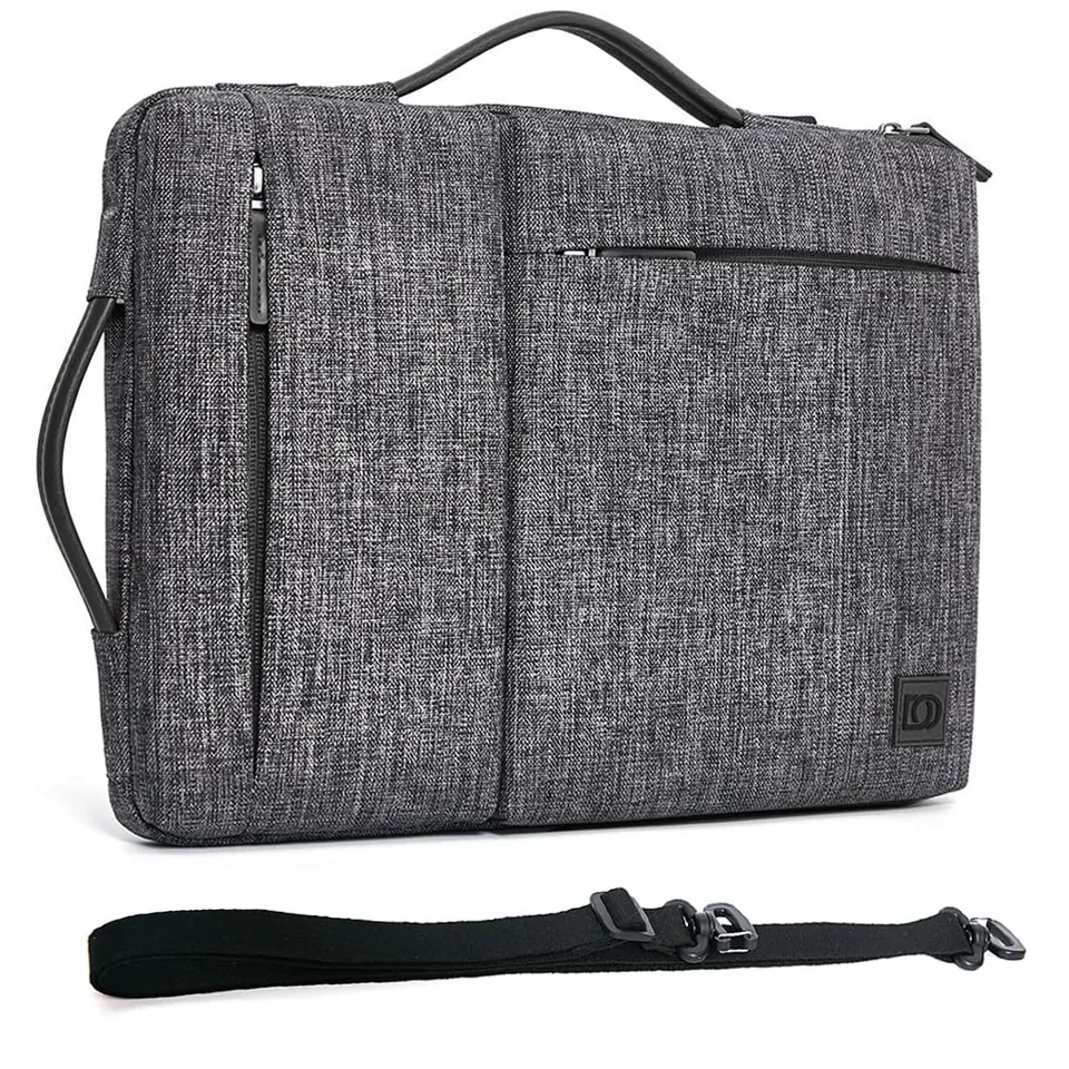 Domiso Laptop Sleeve 14 Pollici custodia laptop grigia impermeabile