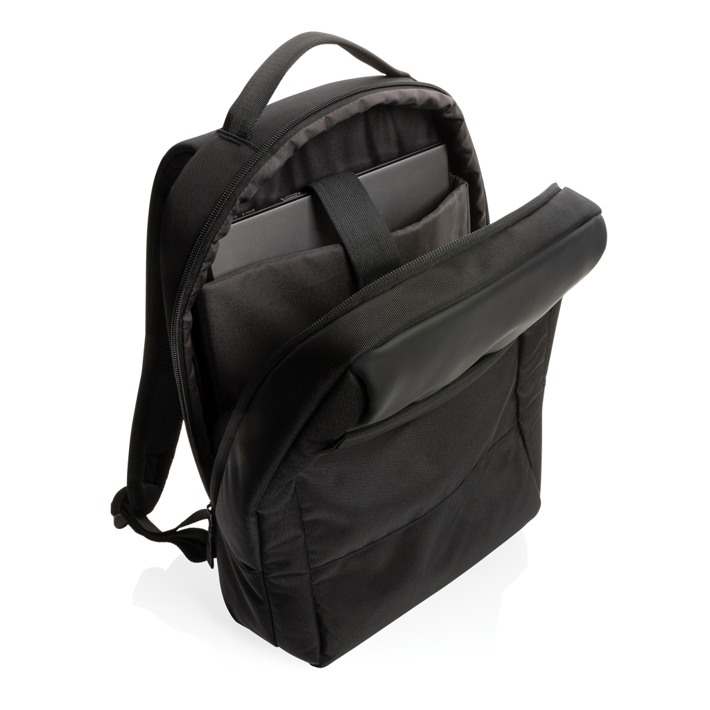 Swiss Peak Zaini zaino porta PC 15,6″ rPET AWARE™ nero riciclato
