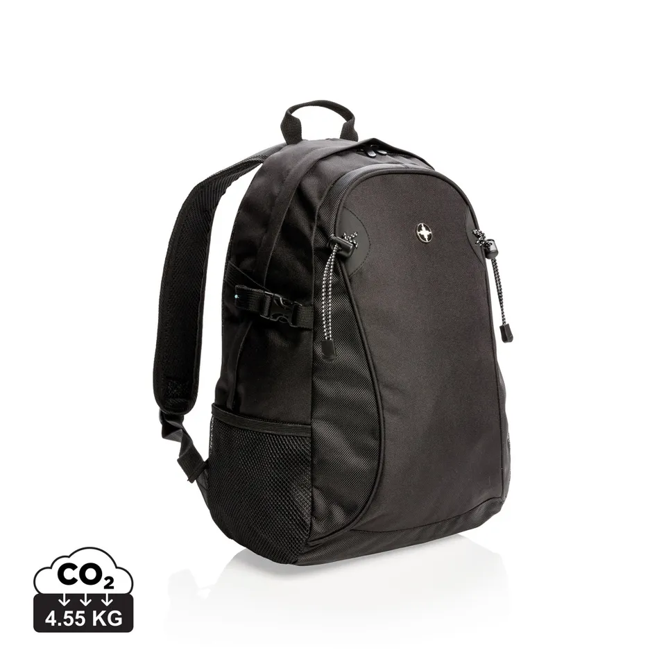Swiss Peak Zaini Zaino outdoor nero 20 L schienale imbottito