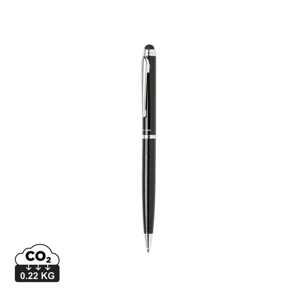 Swiss Peak Ufficio & Scrittura Penna touch Swiss Peak deluxe penna nera refill blu