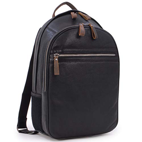 Ashwood Rucksacks 4555 zaino Nero in pelle vintage