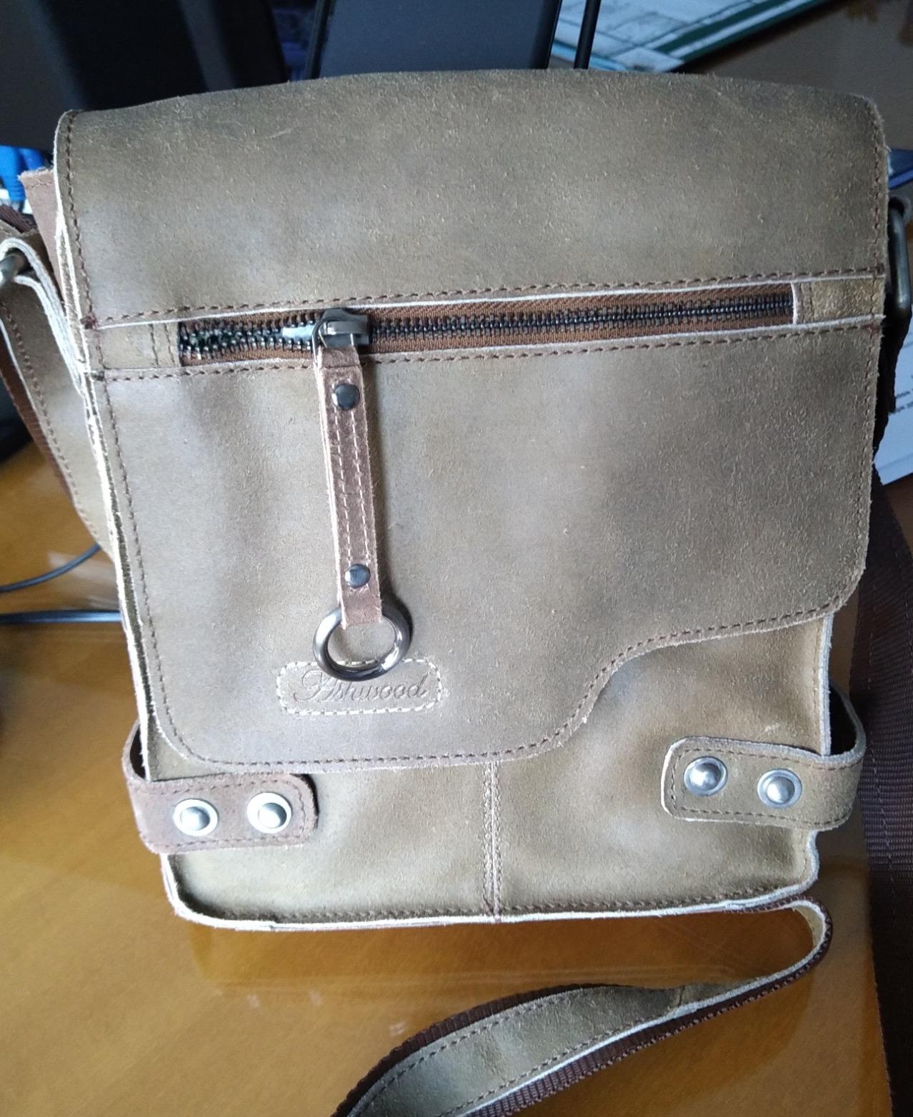 Ashwood Man Bags & Briefcases 8351 borsa a tracolla A5 pelle vintage